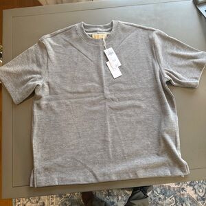 NWT Abercrombie Short-Sleeve Lounge Micro-Waffle Top Size Small